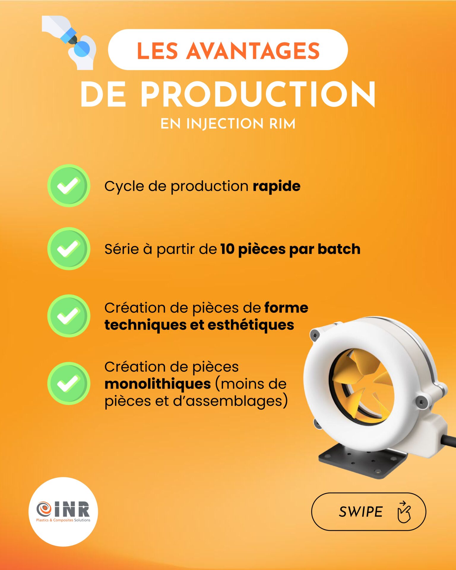 Injection RIM : les avantages de production INR SA page 8