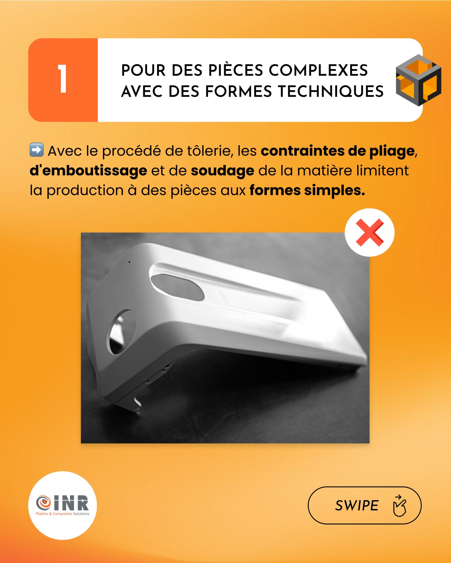 Injection RIM pour des pièces complexes INR SA page 2