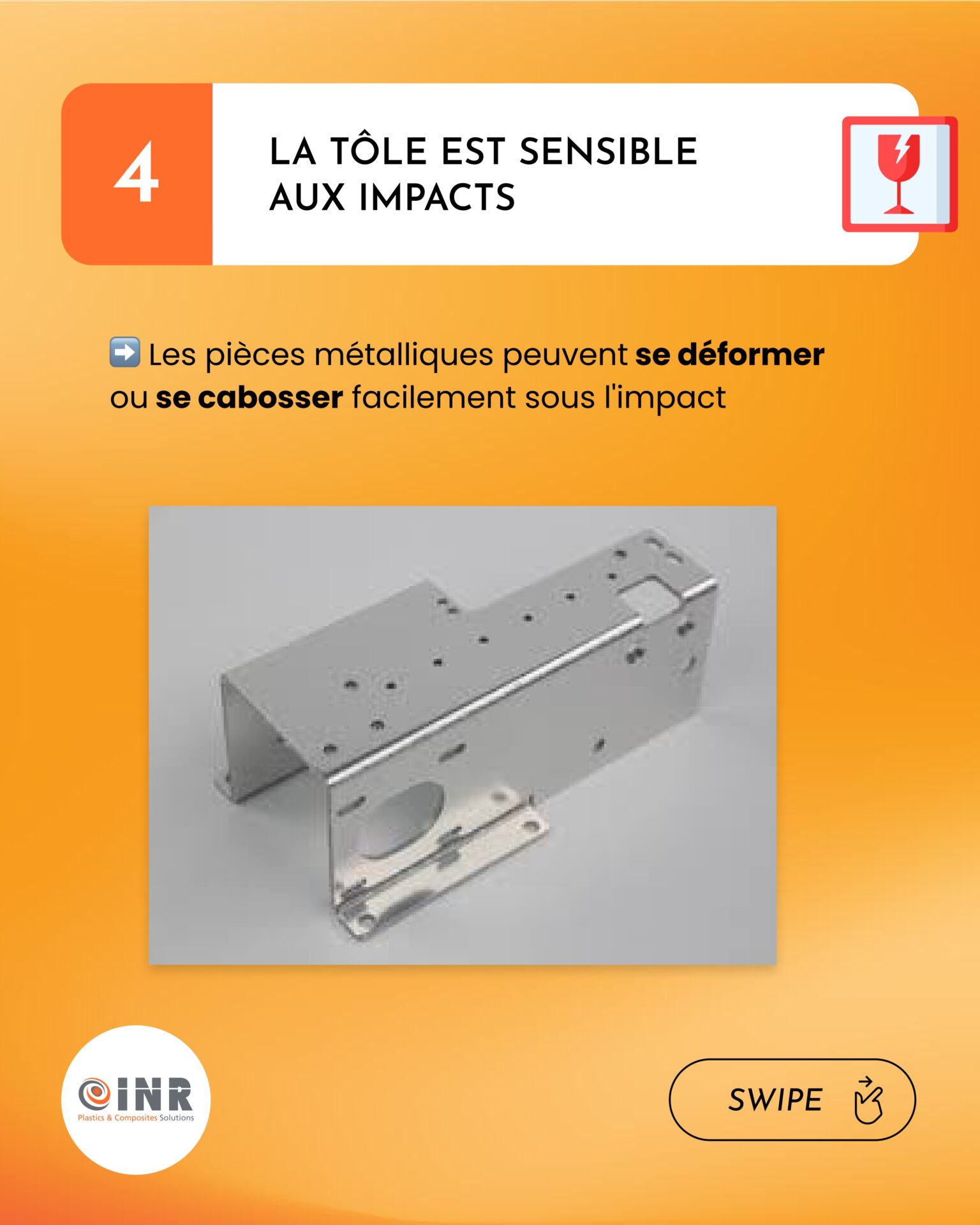 Injection RIM pour ne pas se déformer ou se cabosser INR SA page 5